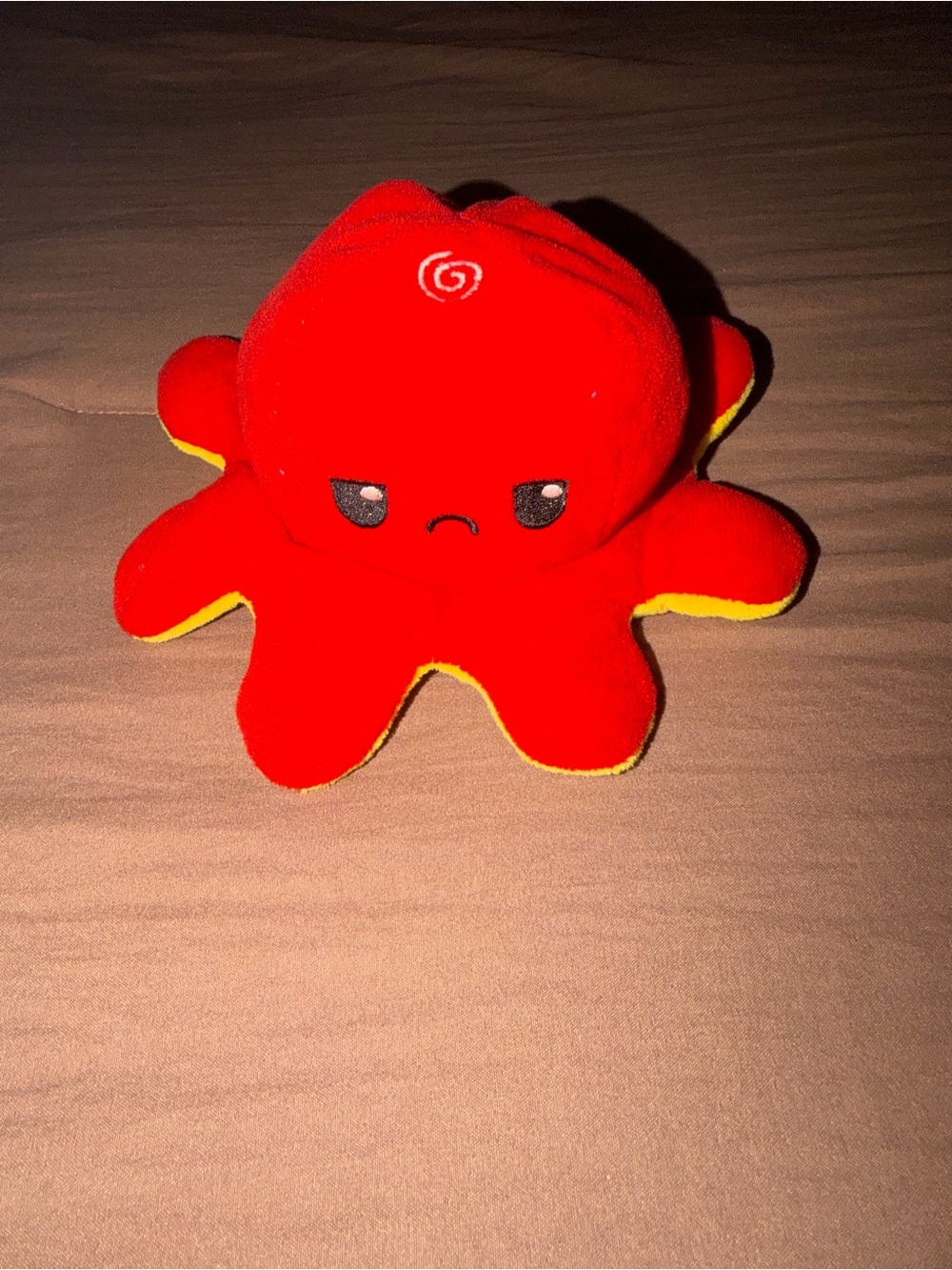 Red Reversible Octopus Plush Toy - Kids Soft Plush